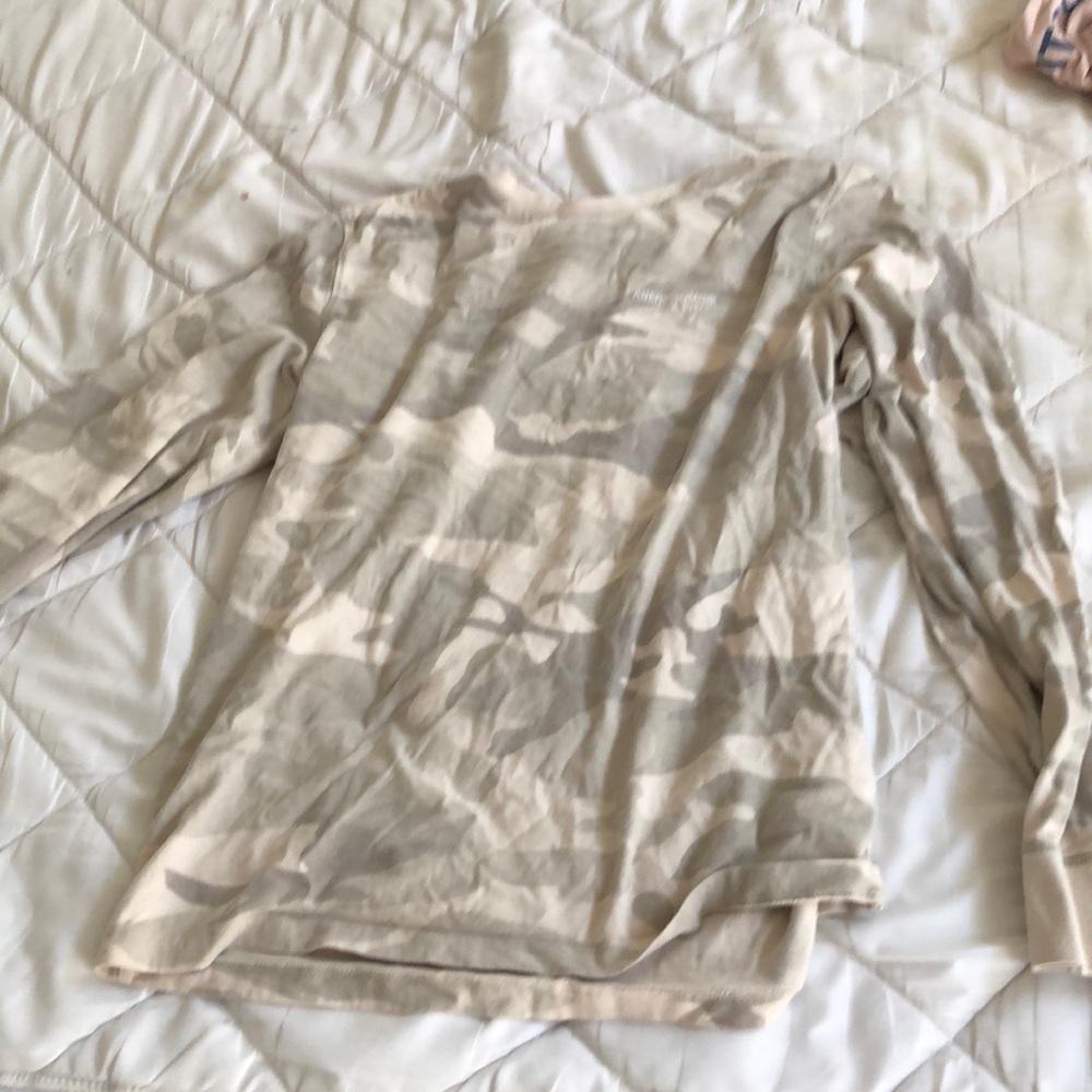 Camo Abercrombie shirt Size M